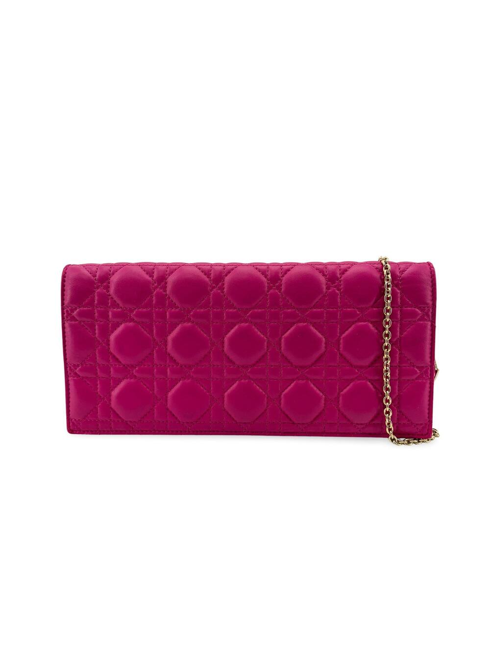 Fapis Dior Lady Chain Pouch Pink #351966F58B